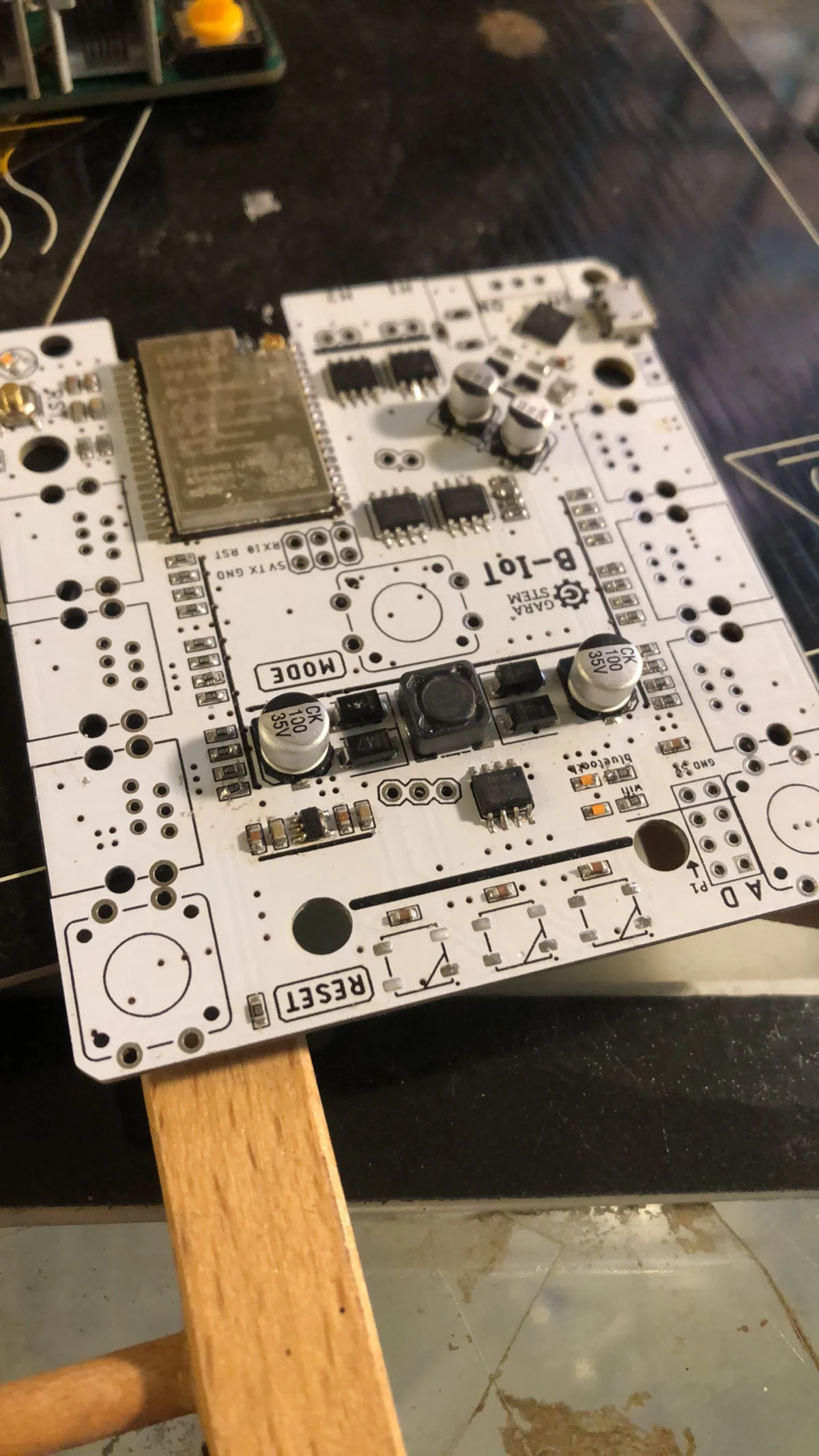 GaraSTEM robot prototype close-up